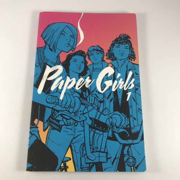Paper Girls Vol 1 by Brian K. Vaughan 2016 Paperback Graphic Novel Cliff Chiang - Picture 1 of 6